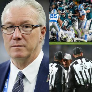 Rod Wood Unleashes $7 Million Fury: Lions President Demands Full Referee Review After "Biased" Eagles Debacle That Robbed Detroit. ws