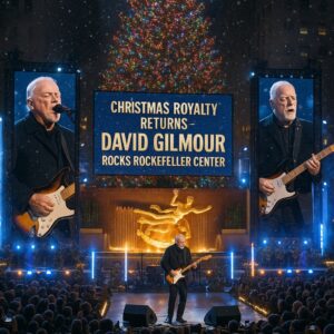 Christmas Royalty Returns: David Gilmour Illuminates Rockefeller Center – A Holiday Spectacle for the Ages a1