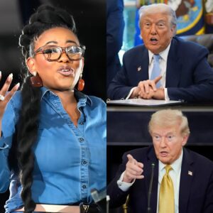 T.R.U.M.P WALKS OFF LIVE TV — AFTER JASMINE CROCKETT REVEALS “FAMILY FINANCIAL DOCUMENTS” THAT FREEZE THE STUDIO FOR 11 SECONDS-NHUYY