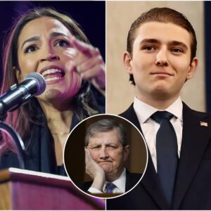 AOC BULLIES BARRON TRUMP ON SENATE FLOOR – THEN KENNEDY STEPS IN AND MAKES HER FACE TURN GHOST-WHITE IN 35 SECONDS FLAT. 472