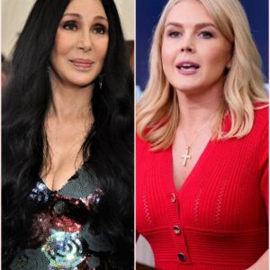 🔥 CHER JUST SHUT DOWN KAROLINE LEAVITT — AND THE INTERNET CAN’T STOP TALKING ABOUT IT...