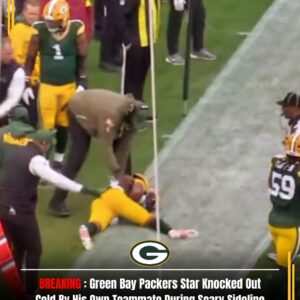 Green Bay Packers Star Knocked Out Cold By His Own Teammate During Scary Sideline Collision [VIDEO]