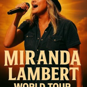 BREAKING NEWS: Miranda Lambert World Tour 2026 Just Announced — 35 Dates Across North America, Europe, and Australia!