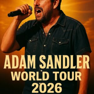 BREAKING NEWS: Adam Sandler World Tour 2026 Just Announced — 35 Dates Across North America, Europe, and Australia!