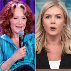“YOU NEED TO BE SILENT!” — Bonnie Raitt Turns Karoline Leavitt’s Attack Into a Masterclass in Grace and Power on Live TV 🎤✨🔥 Krixi