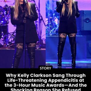 THE NIGHT KELLY CLARKSON DEFIED DEATH: WHY SHE SANG THROUGH LIFE-THREATENING APPENDICITIS AT A 3-HOUR AWARD SHOW - THO
