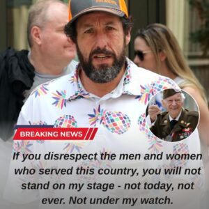 Adam Sandler has shocked the American entertainment world by removing and banning a group of young performers indefinitely after they were accused of showing disrespect toward U.S.