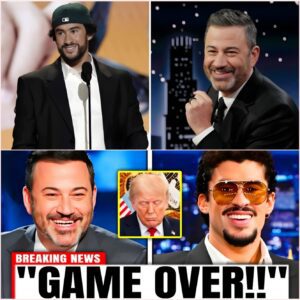 BREAKING NEWS: Jimmy Kimmel and Bad Bunny unite on live TV to roast Trump so brutally even his supporters were left speechless