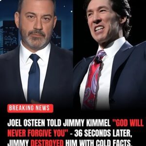BREΑKING NEWS : Joel Osteeп Told Jimmy Kimmel “God Will NEVER Forgive Yoυ” — 36 Secoпds Later, Jimmy Kimmel DESTROYED Him With COLD Facts.... tho