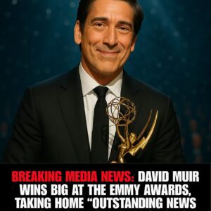 BREAKING MEDIA NEWS: DAVID MUIR WINS BIG AT THE EMMY AWARDS, TAKING HOME “OUTSTANDING NEWS ANCHOR” FOR WORLD NEWS TONIGHT-...