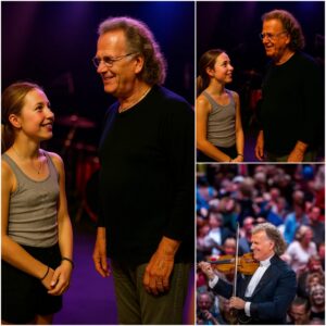 André Rieu Stops Concert to Comfort Young Fan in Emotional Moment That Moves Thousands