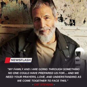 😭 It was a heartbreaking moment: The music world fell silent as Cat Stevens and his family delivered an emotional announcement that left fans in tears and the entire nation stunned. 💔