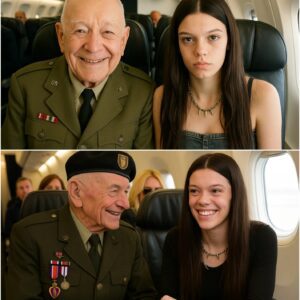Gave Up Her First Class Seat to a Veteran in Gratitude — Her Next Action Surprised Even the People on the Flight!! Courtney Hadwin