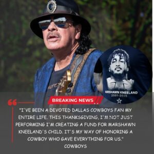Cowboys Nation, brace yourselves — legendary guitarist and lifelong Dallas Cowboys fan Carlos Santana is ready to take AT&T Stadium by storm