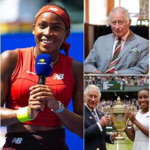 “‘She deserves it more than anyone!’ – The excitement that erupted in the American tennis community when King Charles unexpectedly bestowed a British royal title on Coco Gauff, the first time in 10 years that an athlete had been honored