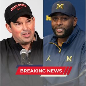 Sherrone Moore Sends Shockwaves Through NCAA: Wolverines Coach “Threatens” Ryan Day On Live TV — Studio Falls Silent nabeo