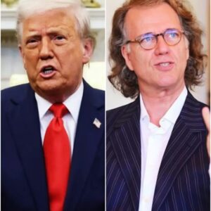 The moment Donald T.r.u.m.p pointed toward the stage and said, 💬 “Play violin for us, Andre Rieu — something patriotic,” — it was already too late. Somewhere, Andre Rieu was watching live. And this time, he wasn’t staying silent.
