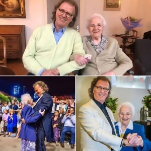 “105 years old… and she still made 12,000 people rise to their feet.” No one in the hall saw it coming. One minute André Rieu was smiling under the lights