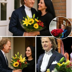“50 YEARS TOGETHER — AND HE STILL BRINGS HER FLOWERS.” Andre Rieu always says it like a quiet promise: “You are home, and I always find my way back.”