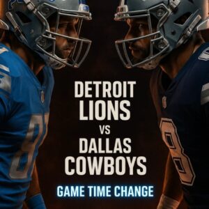 Lions-Cowboys Clash Delayed: Ford Field Upgrades Force Rescheduling of Must-See Week 14 Showdown. ws