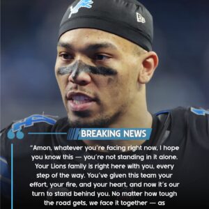 John Brown’s Cryptic “My Sunshine, Stay Strong” Post Ignites Panic Among Lions Fans – Is Amon-Ra Facing More Than an Ankle Sprain? ws