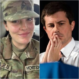 💔 SECRETARY PETE BUTTIGIEG HONORS FALLEN NATIONAL GUARDSWOMAN SARAH BECKSTROM 💔🔥. Krixi