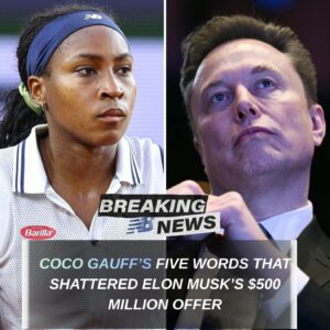 LATEST NEWS: Coco Gauff shocks the world by rejecting a $500 million sponsorship deal with Elon Musk