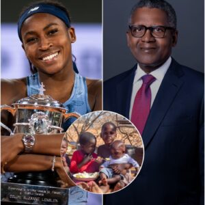 BREAKING NEWS: Billionaire Aliko Dangote has shocked the world by inviting tennis star Coco Gauff to lead a $10 million humanitarian charity event for African children. But it wasn’t the invitation that made headlines