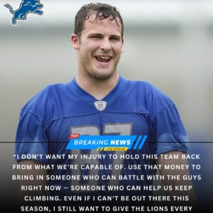 Sam LaPorta Didn’t Just Lose His Season — He Gave Away $300,000 of It, and Detroit Will Never Be the Same. ws