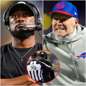 “THAT WIN WASN’T FAIR.” TOMLIN’S SHOCK CLAIM IGNITES A BILLS–STEELERS FIRESTORM — AND McDERMOTT’S ICE-CALM REPLY LEAVES EVERYONE STUNNED - THO