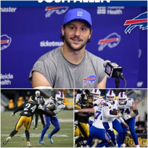 JOSH ALLEN’S TUNNEL SPEECH AFTER THE 26–7 ROUT OF THE STEELERS JUST LEFT BUFFALO IN TEARS. - THO
