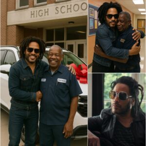 BREAKING: Lenny Kravitz Returns to His Old High School to Surprise His Former Janitor With a Brand-New SUV — What Happened Next Left Everyone in Tears