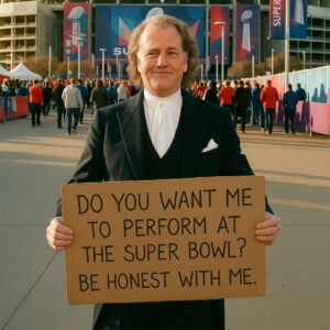 The Maestro’s Silence: André Rieu’s Unforgettable Intervention at the 50-Yard Line