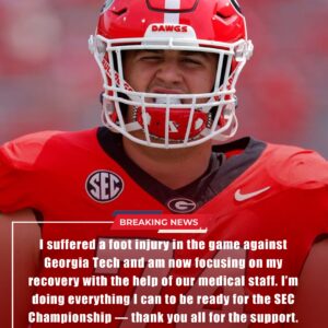 Georgia Faces Stunning Setback Ahead of SEC Championship: Kirby Smart Updates Drew Bobo’s Injury cz