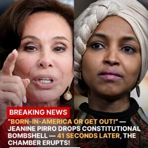 “BORN-IN-AMERICA OR GET OUT!” — JEANINE PIRRO DROPS CONSTITUTIONAL BOMBSHELL — 41 SECONDS LATER, THE CHAMBER ERUPTS! - ws