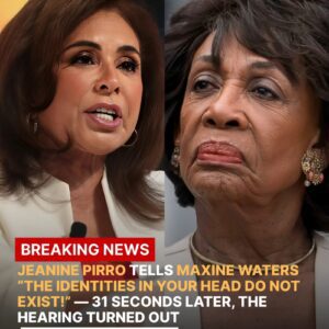 BREAKING: JEANINE PIRRO TELLS MAXINE WATERS “THE IDENTITIES IN YOUR HEAD DO NOT EXIST!” — 31 SECONDS LATER, THE HEARING TURNED OUT - ws