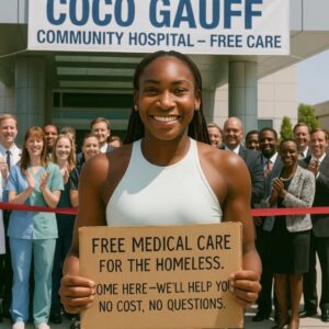 Coco Gauff Moves the World to Tears: Personally Builds 100% Free Hospital for the Homeless
