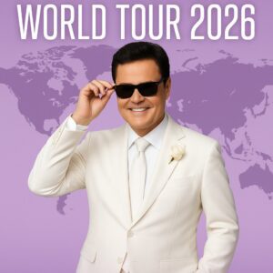 The Soldier of Love Returns: Donny Osmond Announces Massive 2026 World Tour, Promising a "Technicolor Celebration" of Six Decades