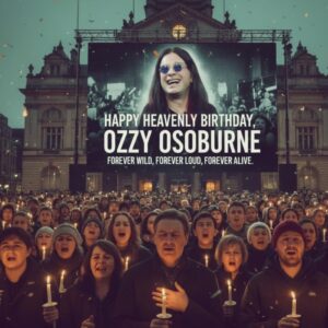HAPPY HEAVENLY BIRTHDAY, OZZY OSBOURNE. On Ozzy Osbourne’s heavenly birthday, the world gathers in memory and music — holding onto the fire, the madness, and the love he left burning behind. lht