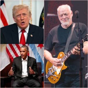The Seismic Shift from David Gilmour: When a Rock Legend "Shared the Fire" with Obama Amidst the Political Storm