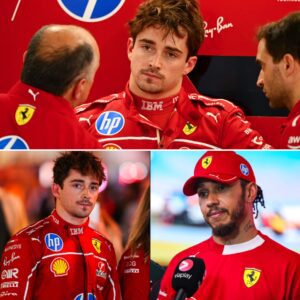 “Lewis was right, the Ferrari car is awful — I’m genuinely gutted” — Charles Leclerc shocks the F1 world by fully backing Hamilton’s savage verdict after Qatar GP disaster, admitting the car’s struggles are “exactly as he said,”