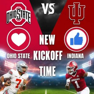 🏈 Primetime Perfection: Big Ten Championship Gets New Kickoff Time for Historic Ohio State vs. Indiana Showdown nn