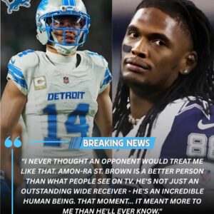 “You’re Still That Dude”: The Hug Between Amon-Ra St. Brown and CeeDee Lamb That Stopped an Entire Stadium. ws