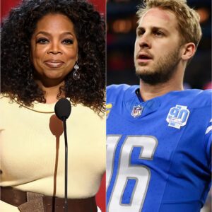 🔥 Drama Alert! Oprah Winfrey just broke her silence on Jared Goff — and she didn’t hold back! ws