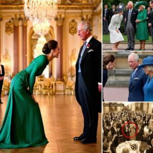Royal watchers were treated to a beautiful moment of grace when Princess Kate dipped into a smooth and effortless double curtsy for King Charles and Queen Camilla