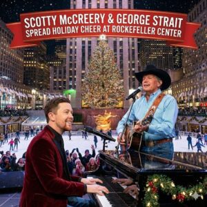 🎄Scotty McCreery & George Strait Bring Christmas Magic to Rockefeller Center This December, two of country music’s most iconic voices will illuminate one of the world’s most beloved holiday traditions.