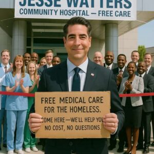 Jesse Watters Moves the World to Tears: Personally Builds 100% Free Hospital for the Homeless