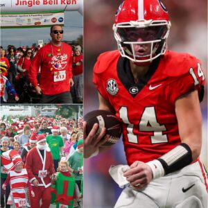 More Than a Quarterback: Gunner Stockton Surprises Georgia with $95,000 Donation and Entry into 2025 Jingle Bell Run cz