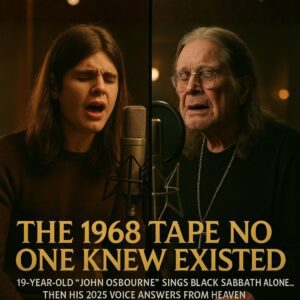 1968 TAPE NO ONE KNEW EXISTED — 19-Year-Old “John Osbourne” Sings Black Sabbath Alone… Then His 2025 Voice Answers From Heaven! The unknown kid became the Prince of Darkness