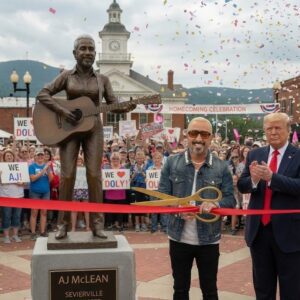 BREAKING NEWS FROM TENNESSEE — DONALD TRUMP MAKES SURPRISE APPEARANCE AT AJ McLEAN’S HOMETOWN STATUE UNVEILING, STUNNING FANS AND OFFICIALS ALIKE...
